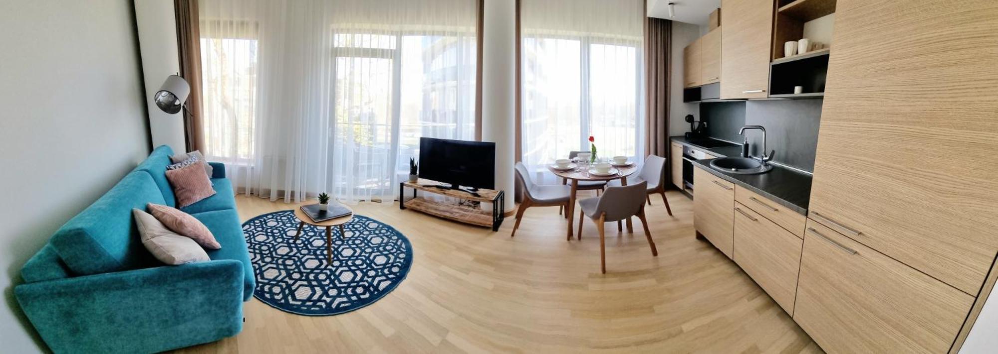Melodija Apartments In Druskininkai Center المظهر الخارجي الصورة