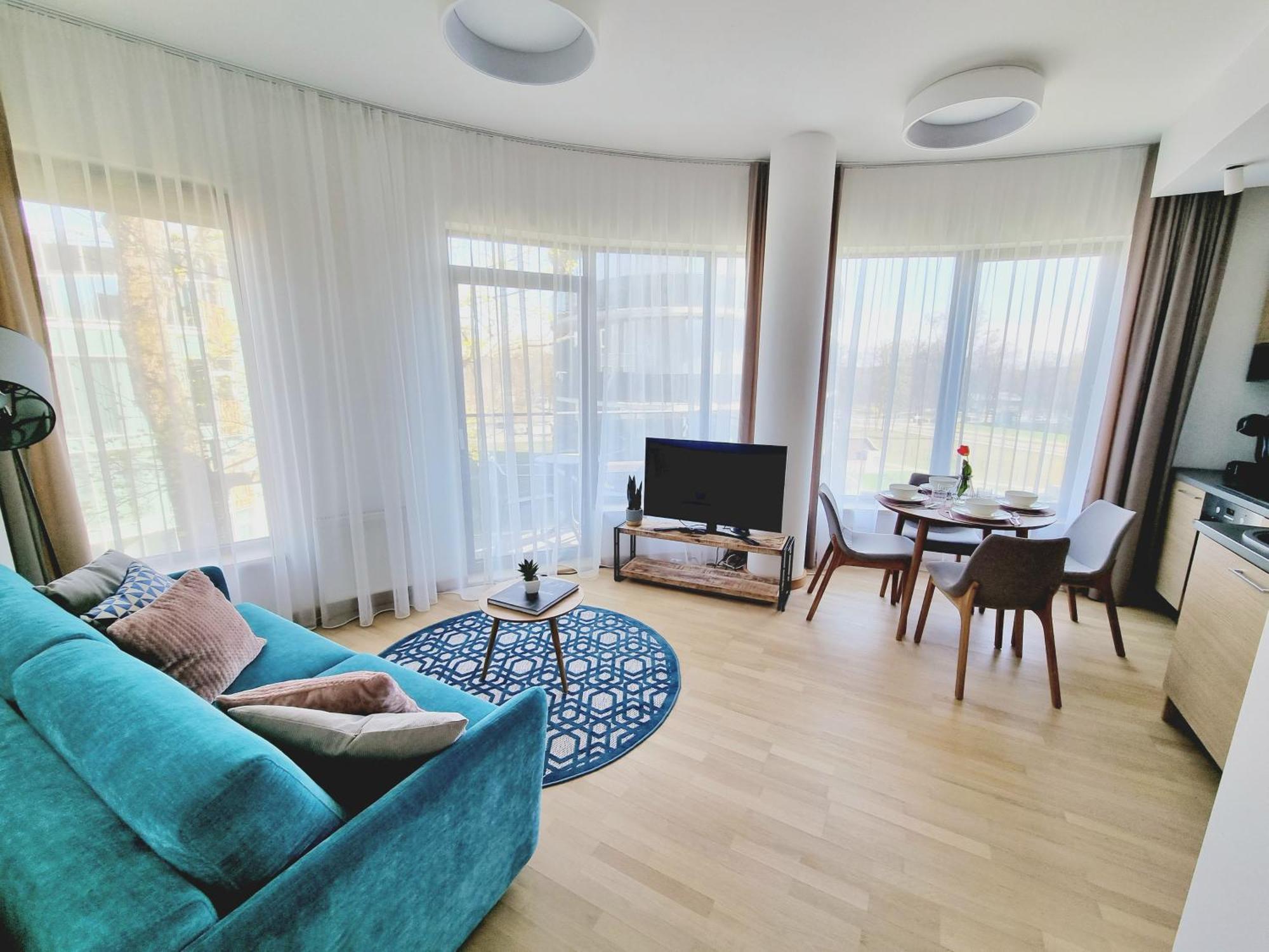 Melodija Apartments In Druskininkai Center المظهر الخارجي الصورة